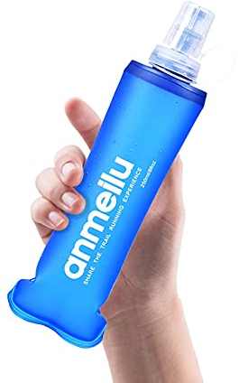 Gourde Souple Flasque Running, Gourde Souple, Bouteille D'eau Pliable, Water Flask Can, Hydratation Flacon, Gourdes De Camping Et Randonnée, Gourde Randonnée, 200/500ml Gourde Pliable Voyage