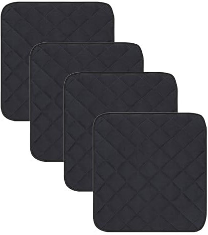 Felenny 4 almohadillas impermeables para silla para incontinencia, absorbentes, lavables, reutilizables, almohadillas protectoras para orina