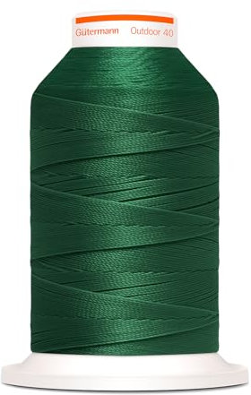 Outdoor 40 – den speziellen Nähfaden für Outdoor-Textilien. No. 40 Länge 400m - UV beständiges Nähgarn 798300 (Dunkelgrün-8125)