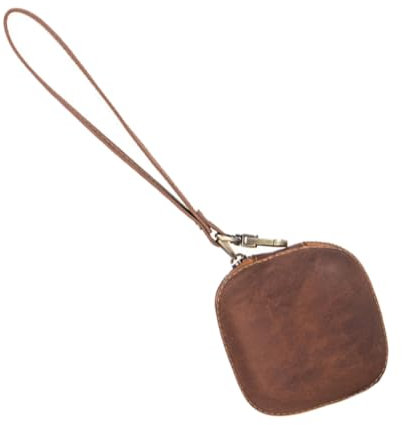 PHENOFICE Carcasa Protectora para Auriculares Funda De Cuero Real Funda De Transporte