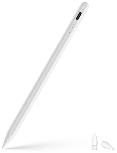 KEEPRO Stift für ipad 2018-2025, Schnellladefunktion, Palm-Ablehnung, Pencil für iPad A16/11/10/9/8/7/6, i-Pad Mini 7/6/5, iPad Air M3/M2 11/13/5/4/3, iPad Pro M4 13/12.9″/11″