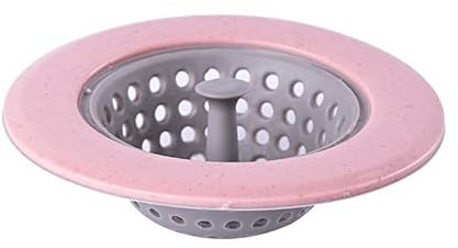 Tapón de desagüe de suelo rosa para alcantarillado, bombas y equipos de fontanería, fregadero de cocina para el hogar, cesta de filtro redonda, tapón de drenaje de suelo, herramienta de colador,