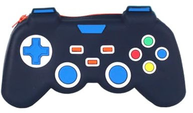 Kids Gamer Pencil Box, Fun Game Controller Design Bag, Boys Girls Stationary Organizer, Kids School Accessories Pencil Case, Stylish Gaming Pencil Storage Box, Large Stationery Organizer for Students