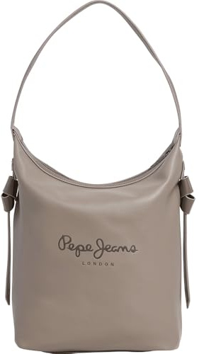 Pepe Jeans Damen Caddy Code Tasche, Grau (Yale Grey), Einheitsgröße, Grau (Yale Grey), Einheitsgröße