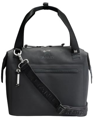 Stanley 1913 All-Day Julienne Maxi Cooler - 100% Recyceltes Polyester - Tragegriff - Reißverschlussöffnung - Anpassbare Riemen - Netztaschen - Erhabenes Logo - Kontrastierende Farben