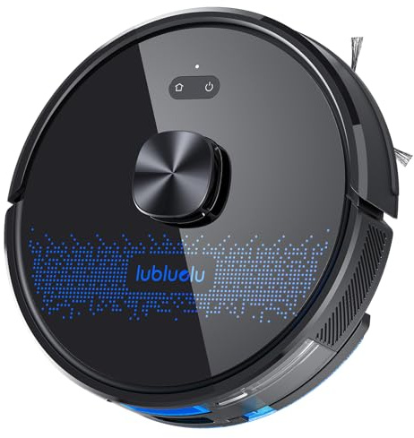 Lubluelu Robot Vacuum Cleaner And Mop Combo, SL60Ultra Robotic Vacuum, 150Mins Max, 56dB, 24 No-Go Zones For Pet Hair Carpets Floor,