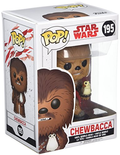 Funko 14748 POP! Bobble: Star Wars: E8 TLJ: Chewbacca w/ Porg (POP 7)