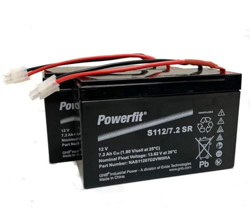 Powerfit 2 x Viper/Lakestar Bait Boat Batteries 12 Volt 7AH