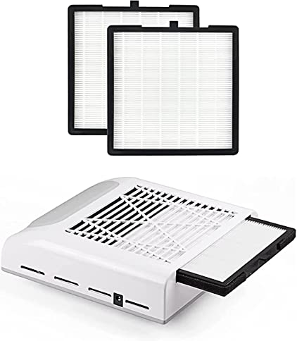 Biutee Aspiratore Unghie Professionale 80w Aspiratore Unghie da Tavolo per Pedicure e Manicure,con Filtro di Ricambio