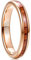 NUNCAD Mode Ringe Herren/Damen Roségold Wolfram Ring Mit Hawaiian Koa Wood Inlay für Freunde/Hochzeit/Jahrestag Ring Größe 65 (20.7)