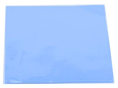 Goshyda CPU-Wärmeleitpad, 100 mm x 100 mm x 3 mm, Silikon, Blau, Passivkühlung, für Grafikkarten, Chips, Süd-Brückenchip, Speicherchipsatz, IC