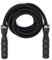 Rx Smart Gear Drag Jump Rope w/Non Slip Ergonomic Handles - Weighted Polypropylene Rope for Fitness & Exercise, Cardio Workout | Speed Jumping Rope for Men & Women WOD (Black, Small)