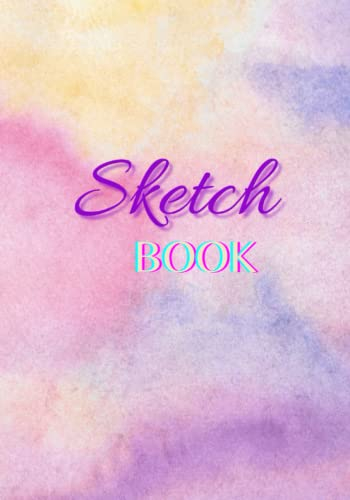 Sketchbook: Best blank white pages for Drawing, Sketching, Doodling, Writing, and Painting, 110 Blank White Pages,7 x 10