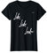 Lebe Liebe Lache Deko Schriftzug Motivationsshirt Gute Laune T-Shirt