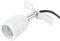 Support de Lampe Terrarium E27, Douille Céramique E27 pour Lampe Reptile Céramique avec Câble pour Reptiles et Amphibiens, pour Tortue Chauffante Poussin Lézard Serpent Animal