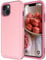 CASELIVE for iPhone 13 Case [Shockproof] [Dropproof] [Tempered Glass Screen Protector] Heavy Duty Protection Phone Case Cover for Apple iPhone 13 6.1 inch (Pink)