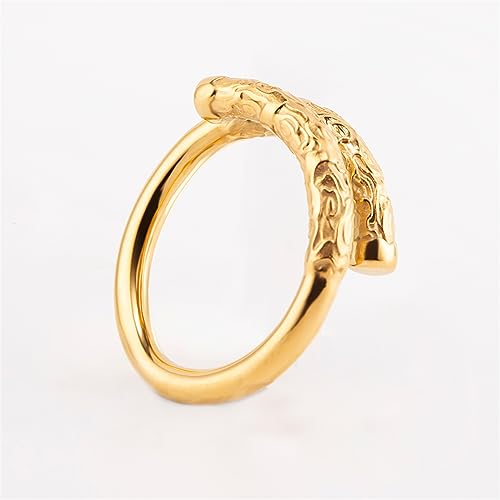 Jinqian Gold Edelstahl Penisring Eichelring Glansring Cockringe Cock Ring Penis Eichel Intimschmuck Zurückhalte Vorhaut Ringe Erotik Bondage Sex Spielzeug für Männer Verzögerung Ejakulation (24mm)