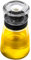 TINMIX Bottiglia dispenser per olio d'oliva e aceto, in vetro, 160 ml, a prova di perdite, per campeggio all'aperto, ben sigillata, per cucina da picnic, confezione da 1