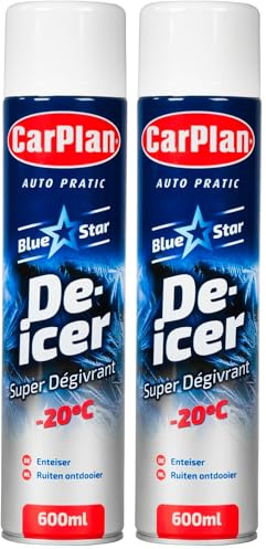 CarPlan Blue Star De-Icer 600ml (Pack of 2)