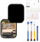 LADYSON Schermo LCD per Apple Watch Series 6 Display per Watch Series 6 40MM A2293 A2375 (G-P-S+Cellular/G-P-S) LCD Display Touch Screen Vetro Digitizer Assemblea Parti con Strumenti(Nero)