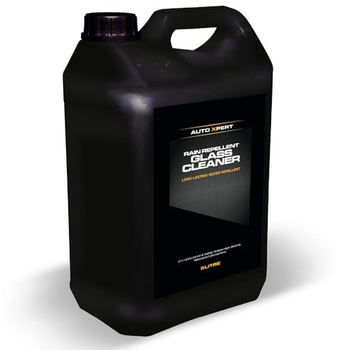 Auto Xpert Rain Repellent Glass Cleaner, 2 in 1 Glass Cleaner & Coating, Long Lasting Water Repellent, Reduces Wiper Streaking & Noise. (5 Litre)
