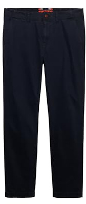 Superdry Herren International Chinohose Finster Marineblau 31/32