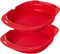 Jaopary 2 Pack Silicone Omelette Maker, Microwave Oven Non Stick Omelette Maker Egg Roll Baking Pan Omelette Tools
