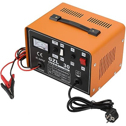 YILIKISS 450W Autobatterie Ladegerät 30A 12V/24V KFZ Batterieladegerät Auto Vollautomatisches Intelligentes Geeignet für Autos Motorräder Pkw LKW