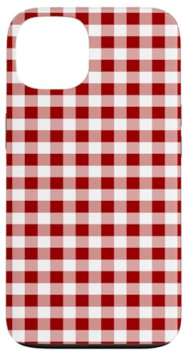 Vichy rouge, carrés, carreaux, carreaux, motif Coque pour iPhone 13