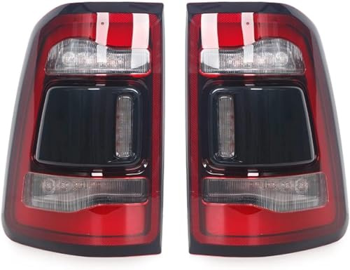 WLLLLa Auto Rückleuchten für Dodge RAM 1500 2019 2020 2021,Auto Heckstoßstange Rücklicht Reflektor Licht Satz Autozubehör,B-Left