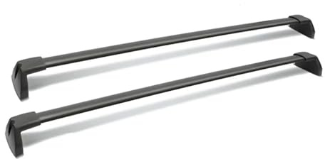 Dachträger Dachgepäckträger Für Q7 2016–2024: Aluminium-Dachgepäckträger, Querträger, Gepäckträger, Schwarz, 2 Stück