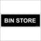 GE559 Bin Store SIGN Door Plaque rubbish trash garbage waste recycle compost 300mm x 100mm Dibond/Composite Aluminium