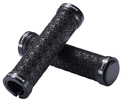 Corki Mountainbike-Griffe, Doppelverriegelung für Fahrradlenker, für MTB, Downhill