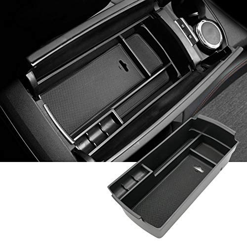 SKTU Boîte à gants pour Peugeot 3008 5008 SUV 2017-2023 2024 avec accoudoir de rangement multifonction pour console centrale, boîte de rangement