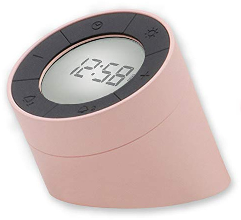 Acctim Jowie Dual Digital Wecker/Nachtlicht Superbrite® Crescendo Alarm Touch Sensor (Rosa)