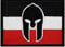 Aufnäher Germany Spartaner Deutsches Kaiserreich Flagge Biker Patch Rocker Bügelbilder für alle Stoffe | Heavy Metal Sticker zum annähen/aufbügeln | 90x65mm