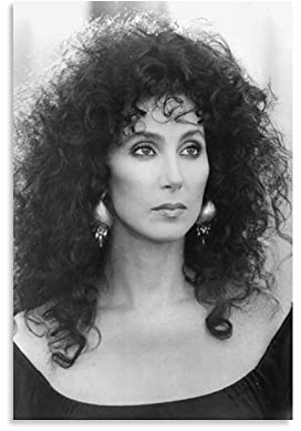 RUIFEN Cher Poster Amerikanische Songstress Leinwand-Kunstposter und Wandkunstdruck, modernes Familienschlafzimmer-Dekor-Poster, 60 x 90 cm