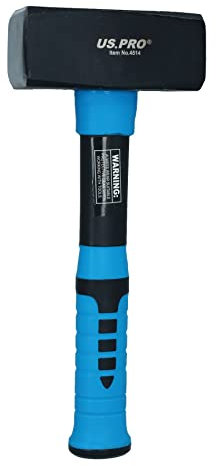 4.4lb / 2kg Stoning Sledge Lump Hammer with Fibreglass Non Slip Handle