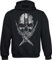 Baddery Wikinger Pullover Herren : Valknut Skull - Vikings Kapuzenpullover - Geschenke für Männer (XXL)