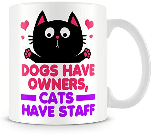 Funny Cat Mug Gift for Cat Owners