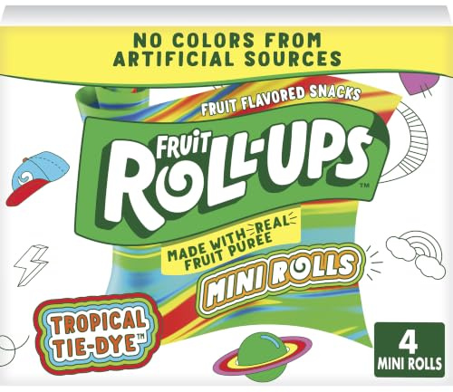 Fruits Roll-Ups Tropical Tie-Dye Mini Roll-Ups 4 CT