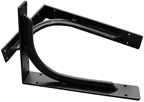 Wandkonsole für waschbecken Waschtisch Metallstärke (5 mm) Breite des Stahls (50 mm) Zwei Halterungen tragen 200 kg(Size:25cm*40cm)