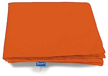 Bruni Sitzsack-Wechselhülle - Sitzsack-Bezug für alle rechteckigen 180 x 140 cm XXL-Sitzsäcke, Material wasserdicht, Indoor und Outdoor geeignet, extrem robust (orange)