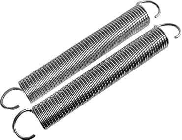 2x Garagentorfedern 375x48x5,3mm Garagentor Garage Zugfeder Paar Ersatz Feder Universal | 9 Größen zur Auswahl