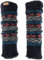 GURU SHOP Wollstulpen aus Nepal, Beinstulpen mit Muster - Blau, Herren/Damen, Synthetisch