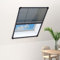 Homgoday Moustiquaire plissée pour fenêtre de toit - Moustiquaire - Kit de construction - Anthracite - 60 x 80 cm