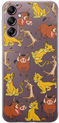 ERT GROUP Handyhülle für Samsung A14 4G/5G Original und offiziell Lizenziertes Disney Muster Simba & Friends 010 optimal an die Form des Handy angepasst, teilweise transparent