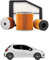 Kit Tagliando 3 Filtri per PEUGEOT 207 1.4 Bi-Fuel 54 kw anno 2007<>2013