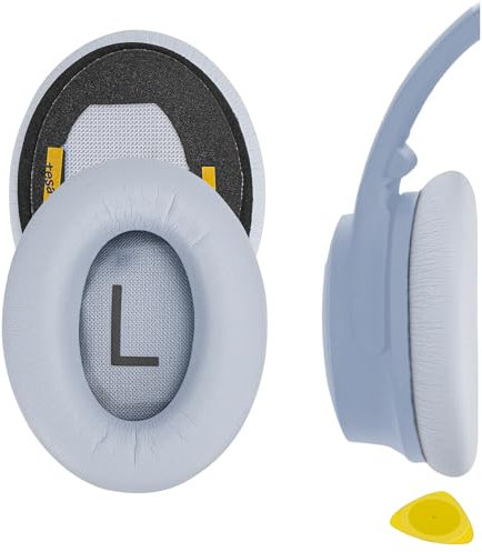 Geekria QuickFit Coussinets de rechange pour Bose QuietComfort, QC45, QC35, QC35 ii, QC25, QC15, QC2, AE2, AE2i, AE2w, SoundTrue, SoundLink AE (bleu clair)