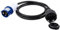 AOHEWEI Cable Adaptador CEE 1,5M, Acoplamiento Schuko a Enchufe CEE y Contacto de Tierra H07RN-F 3G2,5mm² 230V/16A Alimentación IP44 A Prueba de Salpicaduras para Camping Caravana Barco y Autocaravana